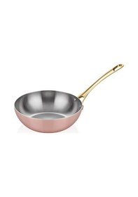 Resim Multi Metal Bakır Wok Tava 26cm Bakır 