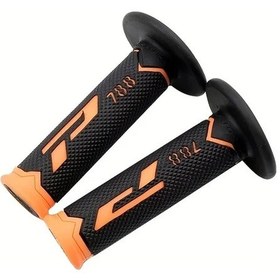 Resim Hightower Turuncu Dayanıklı Motosiklet Gidon Tutamakları - Sentetik Kauçuk Twist Gel Mtb Xt Ninja 