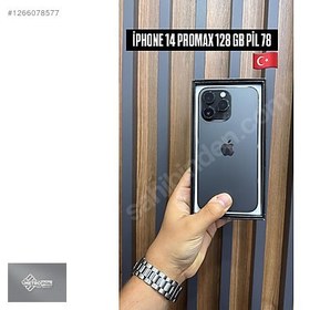 Resim Apple iPhone 14 Pro Max İkinci El TR | 128 GB | Siyah 