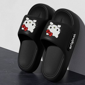 Resim Sanrio Terlikler, Evde Rahat Kullanım İçin Sandaletler, Banyo Kaymaz Terlikler, Dış Mekan Boş Zaman Terlikleri, Yumuşak ve Konforlu Yazlık Ayakkabılar 