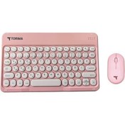 Resim Torima Tmk-08 Kablosuz Bluetooth Klavye Optik Mouse Seti 