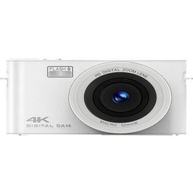 Resim hallowandcharm Hallow 4K Dijital Kamera Dijital Video Kamera 64MP 3 Inç IPS Beyaz Beyaz 