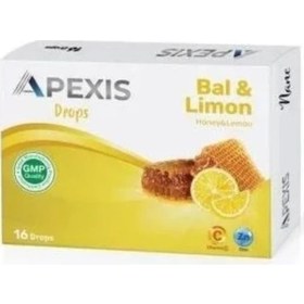 Resim Apexis Drops Bal ve Limon Aromalı Pastil 16'lı 