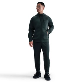 Resim Nike Therma-Fit Full-Zip Erkek Yeşil Antrenman Sweatshirt DQ4830-390 