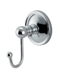 Resim Çelik Banyo Paslanmaz Pirinç Bella Klasik Tekli Askılık Gri 