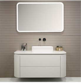 Resim Kobos Gloria 100 Cm Banyo Dolabı Seti Bianco Beyaz 
