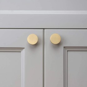 Resim Luxuryxarch Quinn Mat Altın - Gold Düğme Kulp 40 mm 