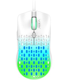 Resim Aula S11 Pro 3600 DPI RGB Optik Oyuncu Mouse 