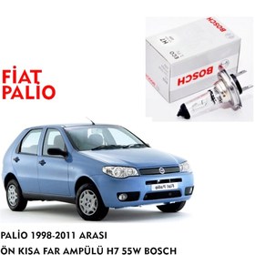 Resim PALİO 1998-2011 ARASI ÖN KISA FAR AMPÜLÜ H7 55W BOSCH 