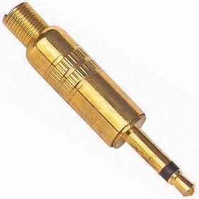 Resim 3.5 mm Mono Gold Metal Jack Fiş (4887) 