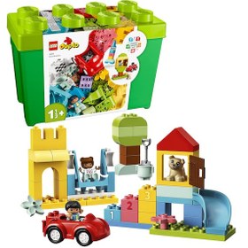 Resim LEGO® DUPLO Classic Lüks Yapım Parçası Kutusu 10914 - 1½ Yaş & Üzeri Çocuklar için Eğitici Oyuncak Yapım Seti (85 Parça) 