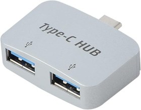 Resim Type C To Usb 3.0 2 Port Hub 3.1 Çevirici Dönüştürücü Çoklayıcı Çoğaltıcı 