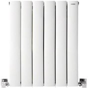 Resim 600x475mm Lilac Yatay Beyaz Alüminyum Radyatör Standart Bağlantı 