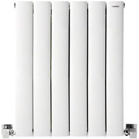 Resim 600x475mm Lilac Yatay Beyaz Alüminyum Radyatör Standart Bağlantı 