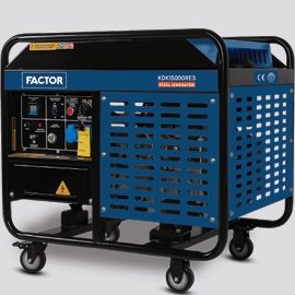 Resim FACTOR KDK 15000 RE3 Dizel Jeneratör (15 Kva) Marşlı Trifaze 