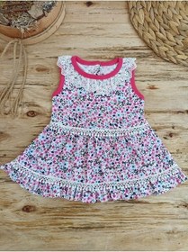 Resim Tomuycuk Kır Çiçeği Lila Kız Bebek Elbisesi Çocuk Takım 3-6-9-12 Ay Bebek Takımları Kıyafetleri Bebek Giyim Lila 