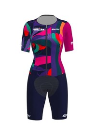 Resim Santini Ironman Kona Hawaii Özel Seri Kadın Trisuit 3ı780lımgvpr2kona Siyah 