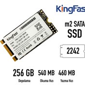 Resim KingFast 256gb M.2sata 2242 540/460 Ssd 
