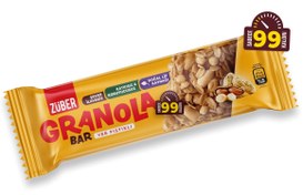 Resim Züber granola bar yer fıstıklı 25 g 