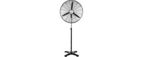 Resim Hims HEF-A650 190W 65cm Siyah 3 Kanatlı Sanayi Tipi Ayaklı Vantilatör 
