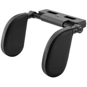 Resim A03 Ayarlanabilir Araba Oto U-şekilli Bellek Köpük Boyun Rest Yastık Koltuk Yastığı Black 