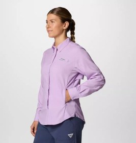 Resim Columbia Womens Tamiami Iı Ls Shirt Kadın Uzun Kollu Gömlek Fl7278 Mor 