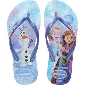 Resim Havaianas Kıds Slım Prıncess Kız Çocuk Parmak Arası Terlik 4123328 0397 Mavi 