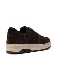 Resim Deery Hakiki Süet Kahverengi Erkek Sneaker Ayakkabı - 01965Mkhve04 Kahverengi 