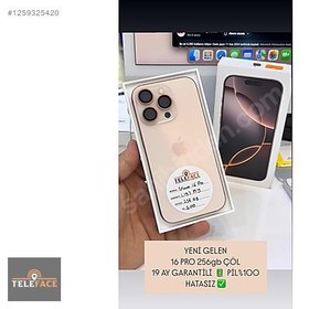 Resim Apple iPhone 16 Pro İkinci El TR | 256 GB | Çöl Titanyum 