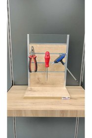 Resim UZMAN GRUP RAF SİSTEMLERİ 50 Adet - 20 cm - 4 mm Kanallı Pano Anahtar Kancası 