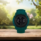 Resim Gaojunshop01 Erkek Ve Kadın Moda Çok Amaçlı İnce Outdoor Spor Luminous Elektronik Cyan Saat Diğer 