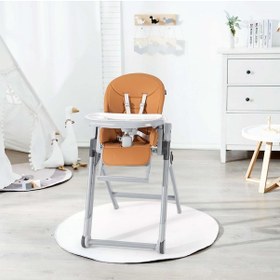 Resim Pierre Cardin Gusto Mama Sandalyesi Taba 