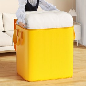 Resim Paketleme Organizatörleri, 1 Adet Sağlam Taşıma Çantası, İkili Fermuarlı Şık Tasarım ve Güçlendirilmiş Kulplara Sahip Dikey Büyük Kapasiteli Depolama Düzenleyici, Katlanabilir Stilde Giysilerinizi Toplayın, Çanta Ayırma Torbası, Çeşitli Senaryolar için Bagaj Paketleme ve düzenlemesi, Bavul Bagaj,Bagaj Koruyucu Kılıf,Büyük Seyahat Çantası 