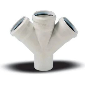 Resim Belle Fusion Mey Ithalat® Ege Yıldız 110X110X110 Pvc Çift Çatal 3,2 mm 