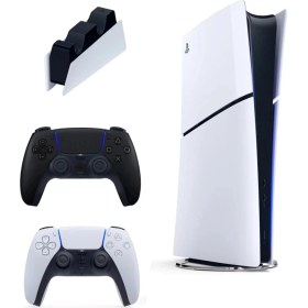 Resim Playstation 5 Slim Digital Ithalatçı + 2. Siyah Dualsense + Şarj Istasyonu 