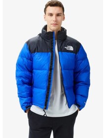 Resim The North Face M 1996 Retro Nuptse Jacket Erkek Ceket Nf0a3c8dcz61 Mavi Siyah 