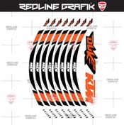 Resim Redline Grafik Ktm Duke Jant Şeridi 