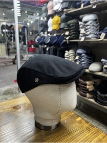 Resim Melik şapka Kışlık Kaşmir Siyah Erkek Şapka Spor Kasket 