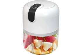 Resim Mini El Rondosu Şarjlı Doğrayıcı Taşınabilir Rondo Blender 250 ml 