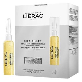 Resim Lierac Paris Cica-Filler Serum Tüm Cilt Tipleri İçin Kırışıklık Karşıtı Onarıcı Serum 3 x 10 ml 