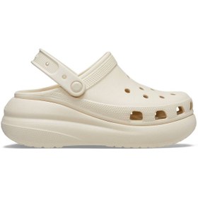 Resim Crocs Classic Crush Clog Kadın Krem Terlik 