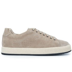 Resim Tamer Tanca Erkek Hakiki Deri Bej Süet Sneakers & Spor Ayakkabı 