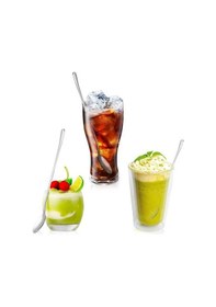 Resim Zem Long Drink Kaşığı Kokteyl Kaşık 4 Lü 