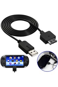 Resim POPKONSOL Sony Ps Vita Şarj Ve Data Kablosu Vita Şarj Kablosu Vita Kablo 1000 Model Fat Kasa Uyumlu 