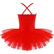 Resim Mavi Kızlar Payetli Kaşkorse Bale Tutu Elbise Etekli Leotard Balerin Pırıltılı Dans Giyim Kostümleri Mavi 