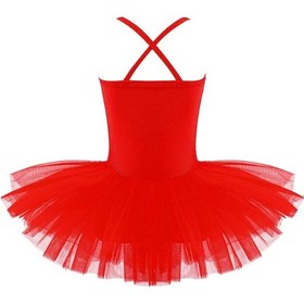 Resim Mavi Kızlar Payetli Kaşkorse Bale Tutu Elbise Etekli Leotard Balerin Pırıltılı Dans Giyim Kostümleri Mavi 