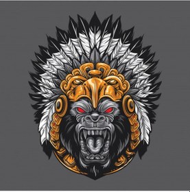 Resim Buffalo Bandana Monkey Siyah 