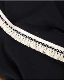 Resim Dnc Home Tekstil Premium Siyah Keten Pasalı Masa Örtüsü 001 