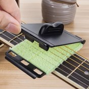 Resim Gitar ve Bas Teli Temizleme Aracı - Akustik Gitarlar, Elektrik Gitarları ve Baslar için Uygun | Elektrik Gitarı için Kolay Kullanımlı Parmak Tahtası Temizleme Fırçası - Paslanmaz ve Bakım Aksesuarı 