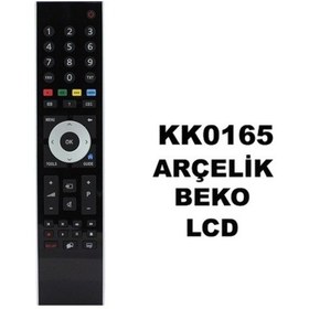 Resim Arçelik Uyumlu - Beko 3D Media Tuşlu Led Tv Kumandası 